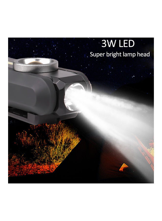 Rechargeable LED Flashlight with Magnetic Base for Camping
