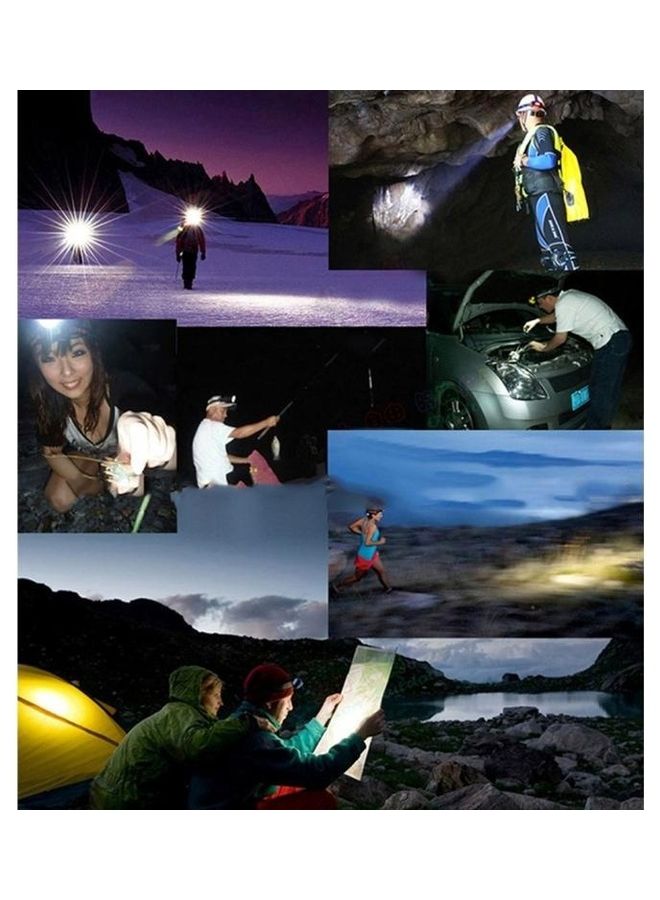 3W Water Resistant Portable LED Head Lamp