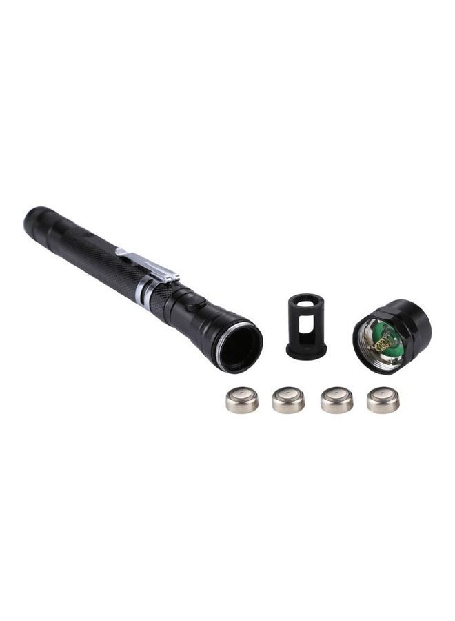 3-LED Flashlight With Extending Magnetic Pick-Up Tool