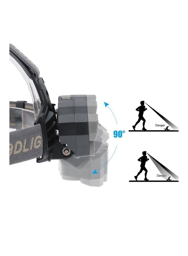 8-LED Multi-Functional YWX USB Rechargeable Headlight