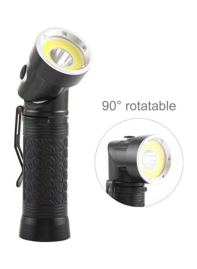 300LM Waterproof LED Flashlight With 90 Degree Rotatable Head And 4-Modes