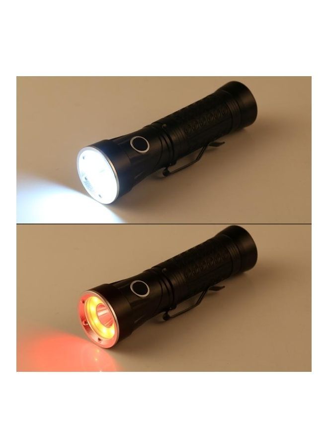 300LM Waterproof LED Flashlight With 90 Degree Rotatable Head And 4-Modes