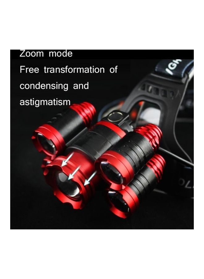Outdoor Zoom Sensor 5 LEDs Headlight