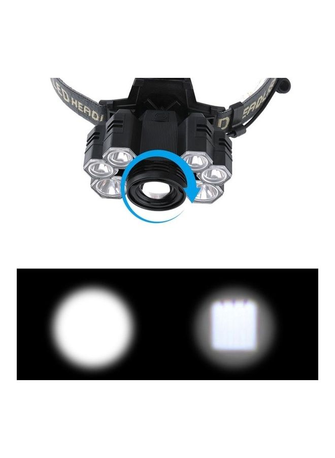 7-LED Multi-Functional YWX USB Rechargeable Headlight