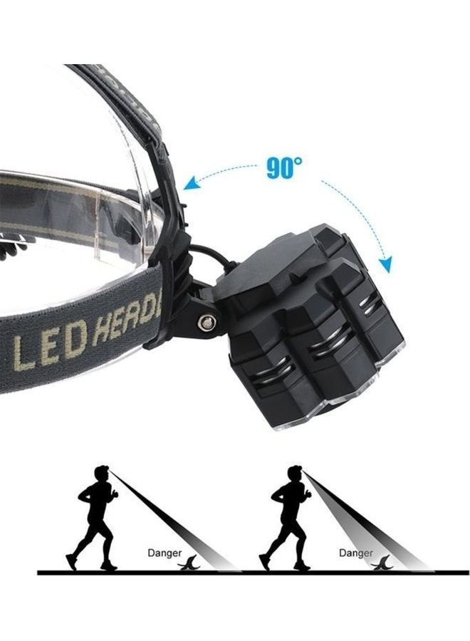 7-LED Multi-Functional YWX USB Rechargeable Headlight