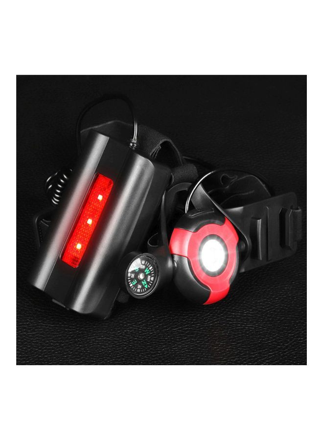 Water Resistant USB Chest Light For Hiking 16.5x10.5cm