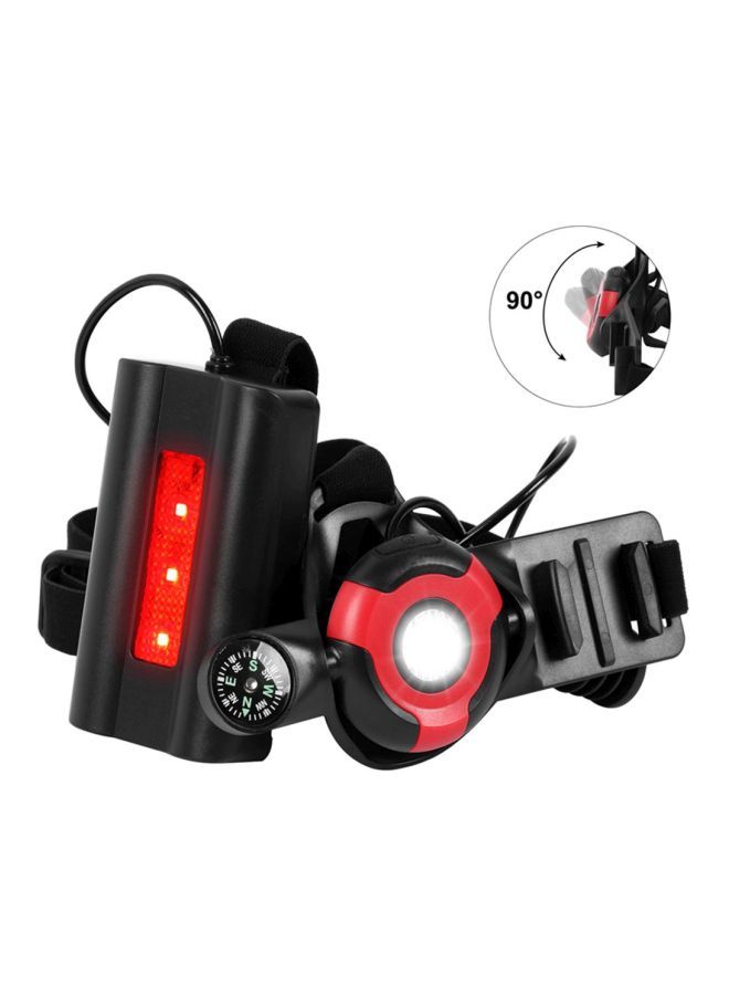 Water Resistant USB Chest Light For Hiking 16.5x10.5cm