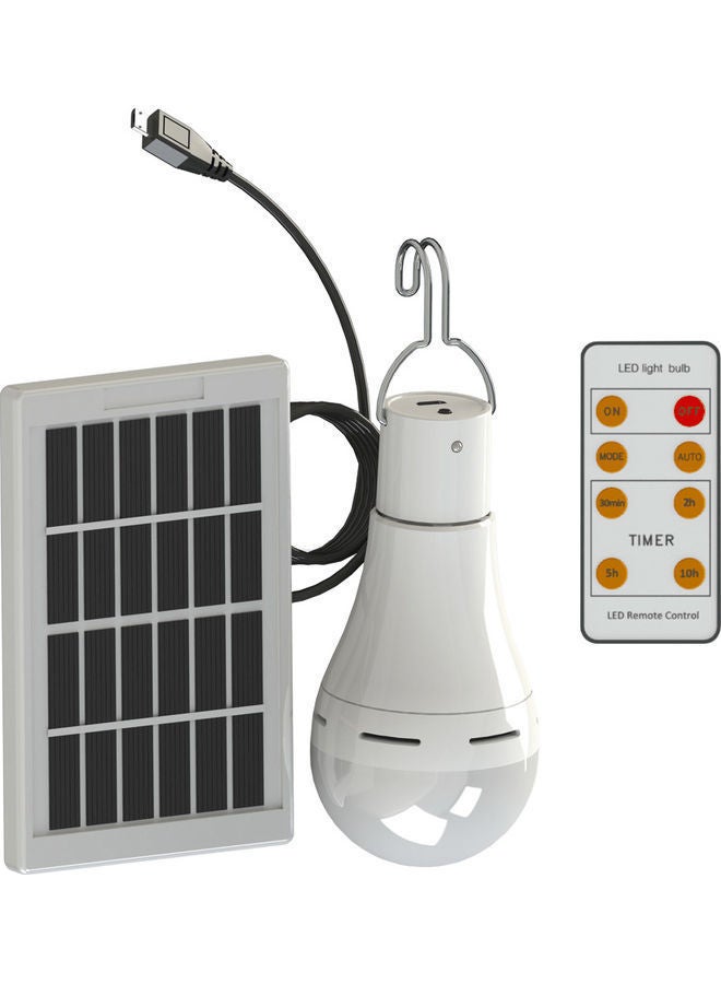 LED Solar Bulb With Remote Control 14x7.5x8.5cm