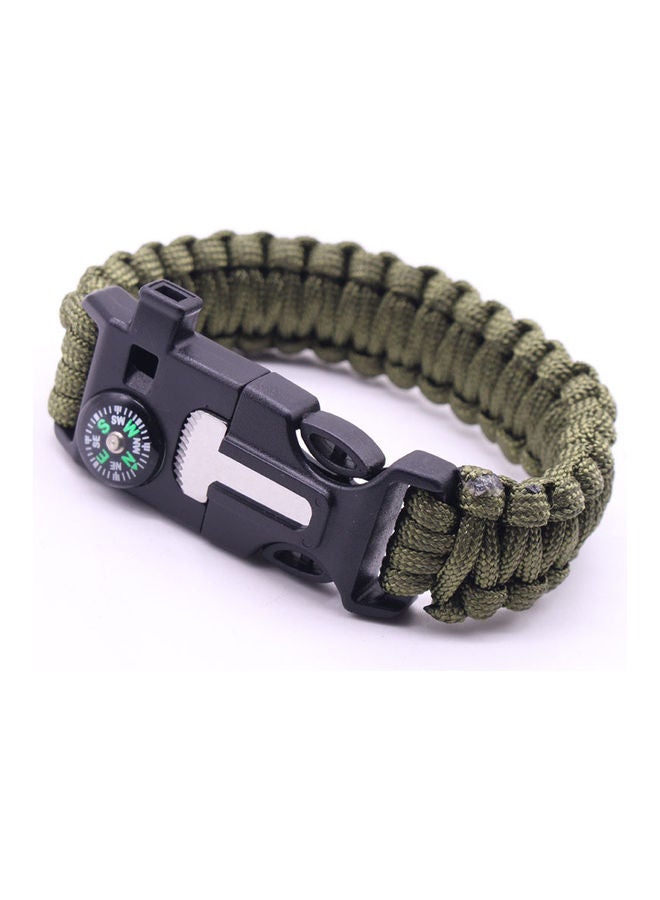 5-In-1 Multi-function Outdoor Seven-core Umbrella Rope Lanyard Camping Adventure Bracelet 25x25x25cm