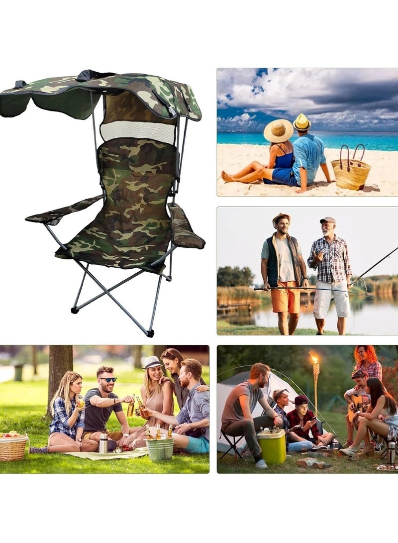 Portable Folding Beach Chair With Umbrella