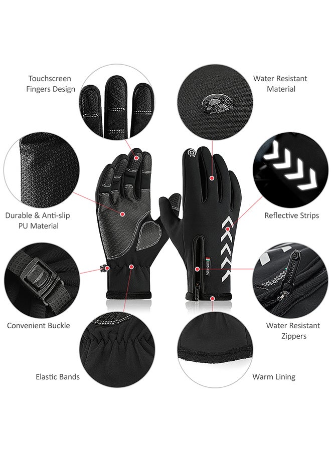 Winter Cycling Gloves With Thin Warm Lining 27.0x14.0x3.0cm