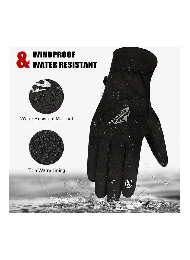 Water Resistant Windproof Warm Gloves 26.0x13.0x2.0cm