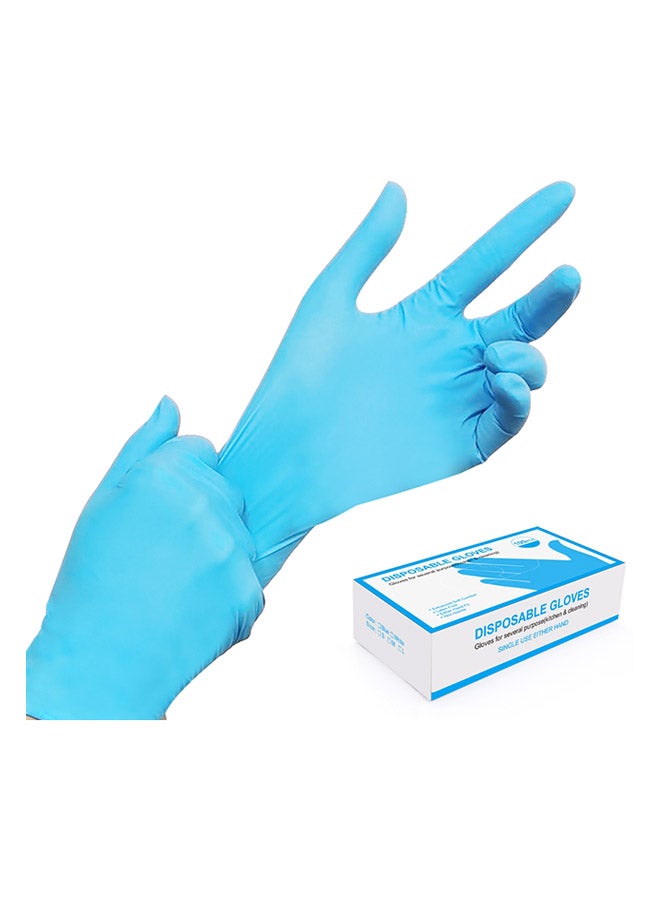 2 Piece Disposable Butyronitrile Housework Gloves 27 x 15cm