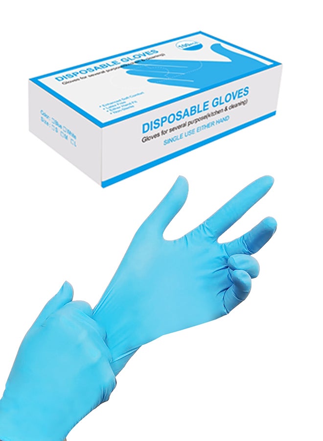 2 Piece Disposable Butyronitrile Housework Gloves 27 x 10cm