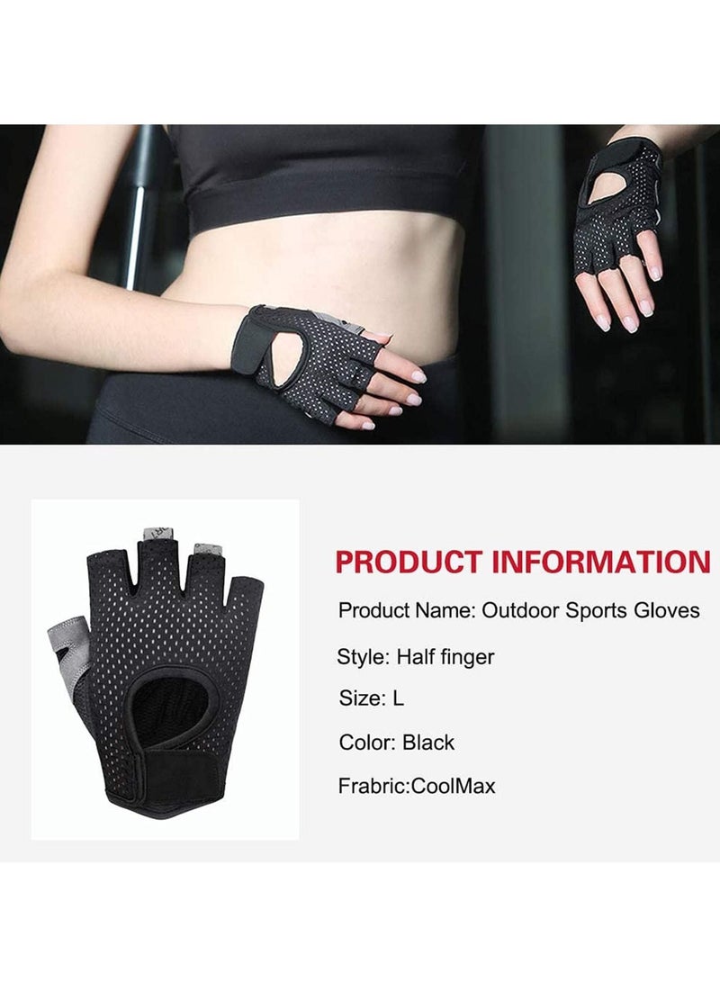 Anti-Skid Fitness Gloves L