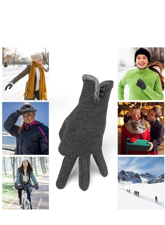 Women Winter Gloves Warm Touchscreen Gloves Windproof Gloves for Women Girls Ladies Winter Using Gifts