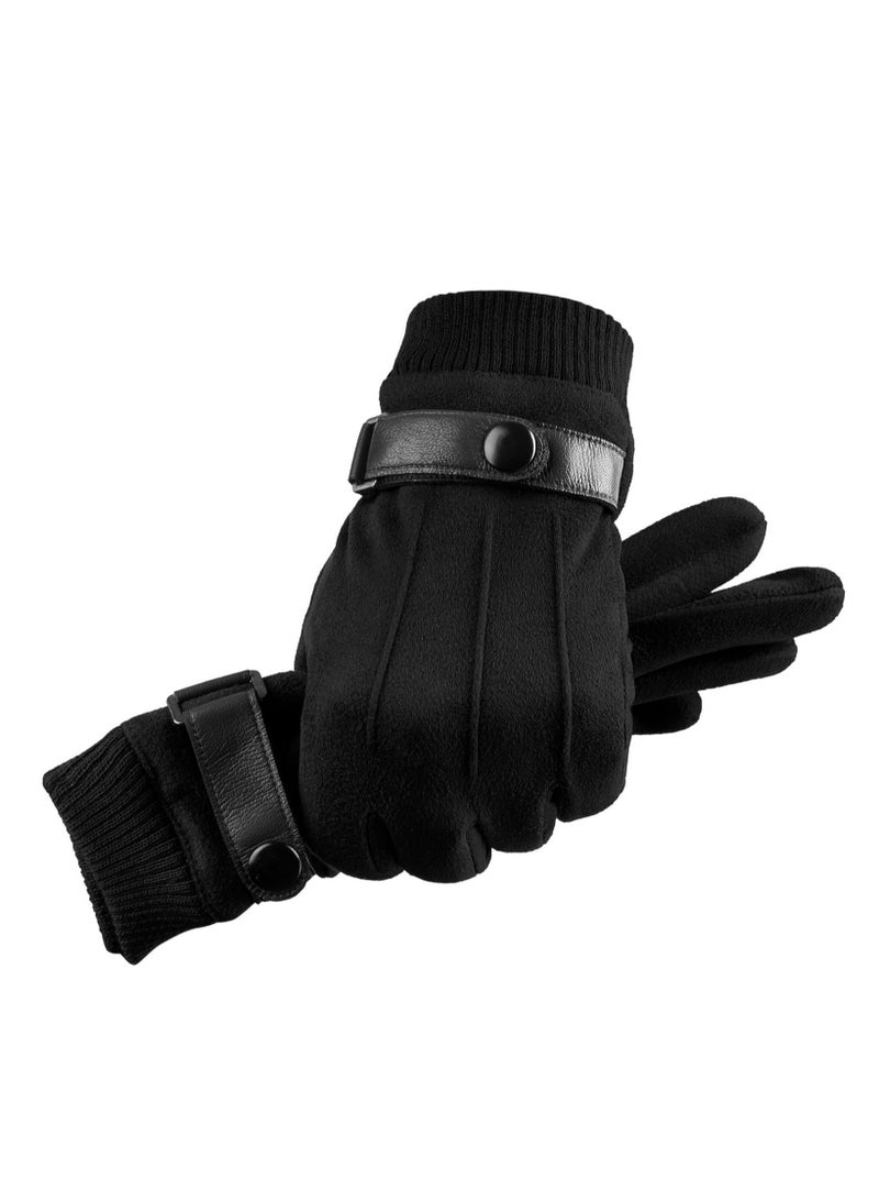 Winter Gloves Men Women Touch Screen Glove Cold Weather Warm Gloves Freezer Work Gloves Suit for Running Driving Cycling Working Hiking （Uniform Size）