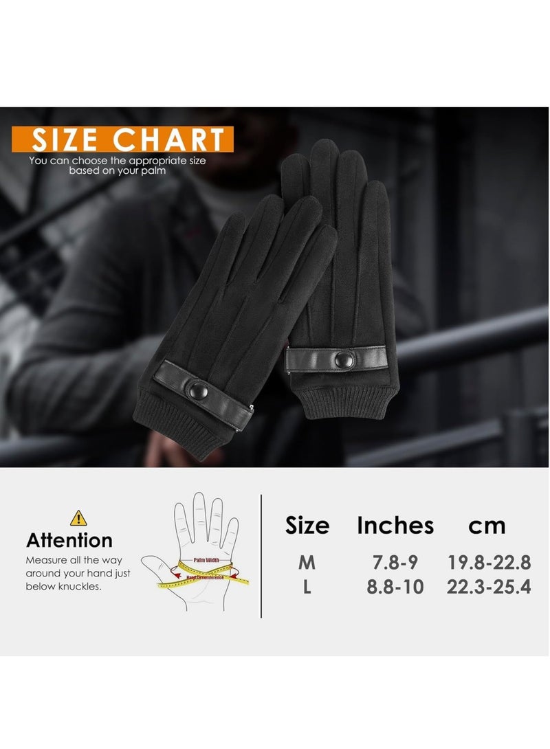 Winter Gloves Men Women Touch Screen Glove Cold Weather Warm Gloves Freezer Work Gloves Suit for Running Driving Cycling Working Hiking （Uniform Size）