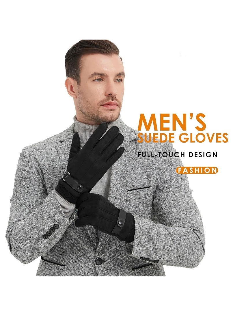 Winter Gloves Men Women Touch Screen Glove Cold Weather Warm Gloves Freezer Work Gloves Suit for Running Driving Cycling Working Hiking （Uniform Size）