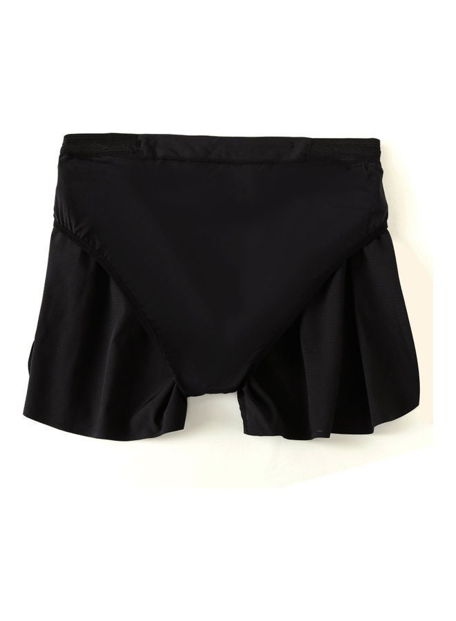 Men’s 2 in 1 Athletic Zipper Pocket Quick Dry Shorts XL