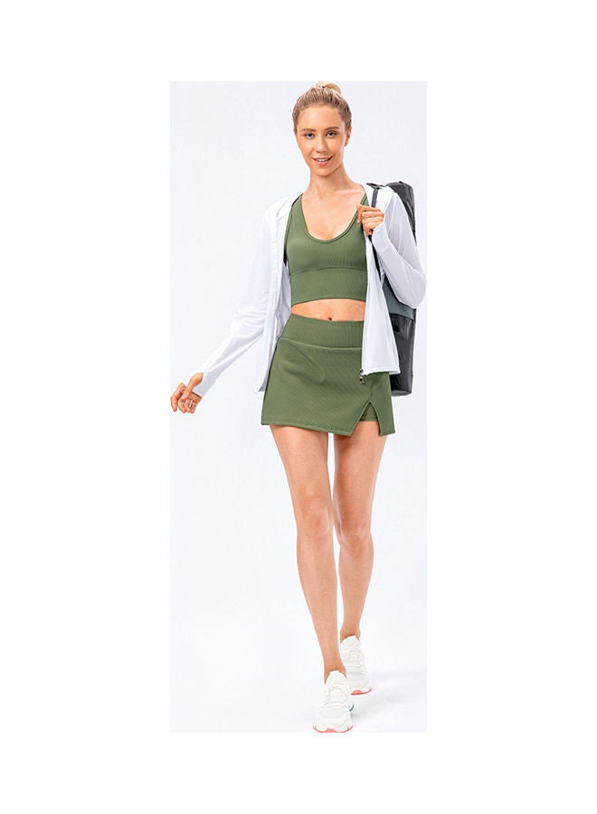 Women Sports and Tennis Skirt with Inner Shorts Pockets S