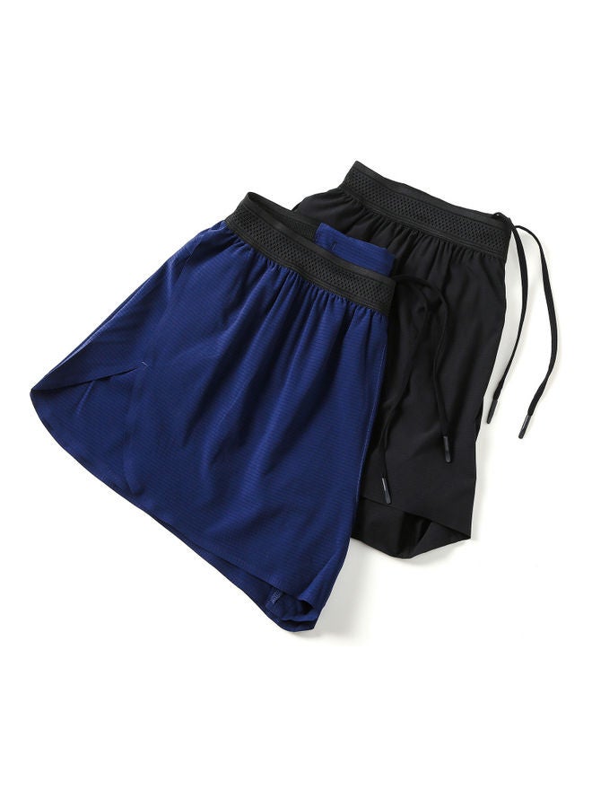 2 in 1 Athletic Zipper Pocket Dry Shorts 2XL 17.00 X 3.00 16.00cm