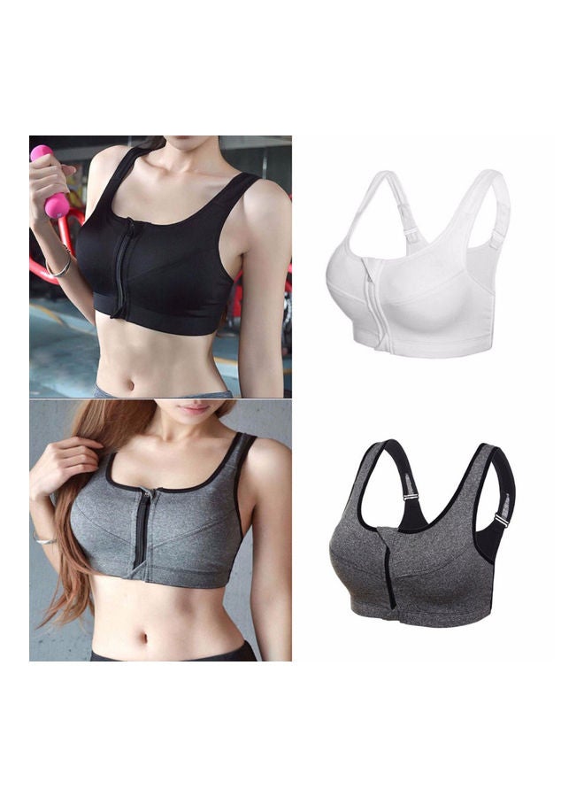 Women Breathable Wireless Sports Fitness Bra Vest Workout Running Yoga Underwear XLcm