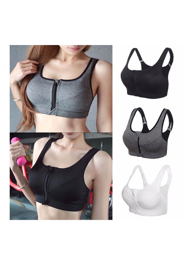 Women Breathable Wireless Sports Fitness Bra Vest Workout Running Yoga Underwear XLcm