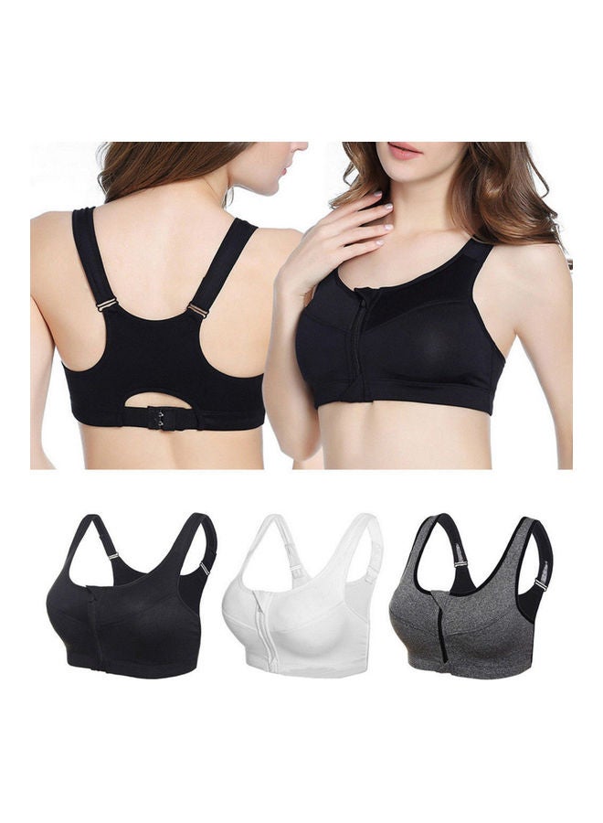 Women Breathable Wireless Sports Fitness Bra Vest Workout Running Yoga Underwear XLcm