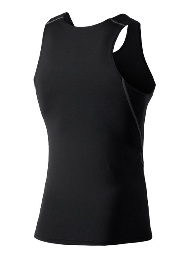 3-Piece Y-Back Workout Muscle Tee Set L