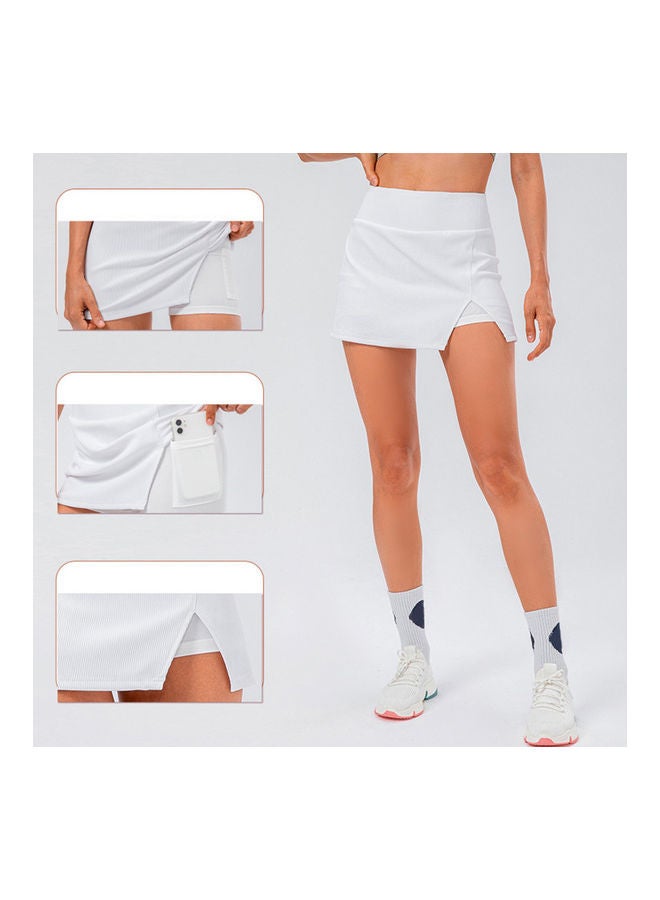 Women Sports Tennis Skirt with Inner Shorts Pockets XL 26.00 X 1.00 21.00cm