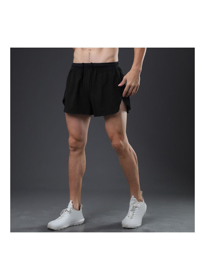 2 in 1 Athletic Zipper Pocket Quick Dry Shorts 2XL