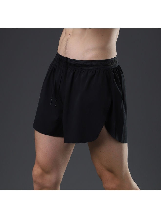 2 in 1 Athletic Zipper Pocket Quick Dry Shorts 2XL