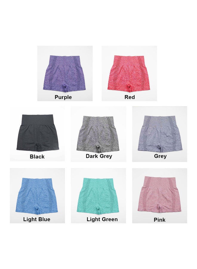 Women Sports Shorts Yoga Stretchable High Waist Seamless Bodycon 20*5*10cm