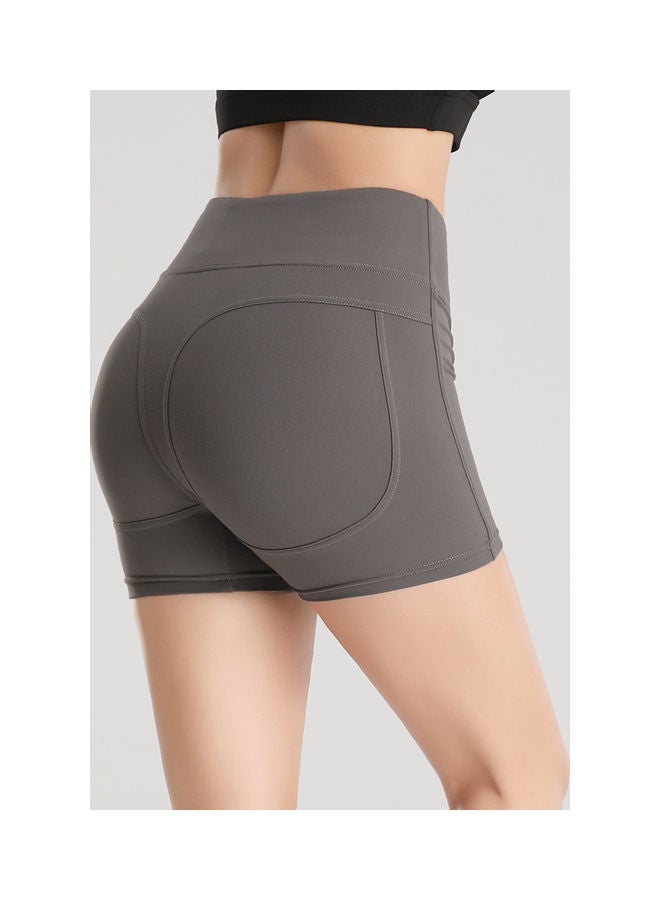 High Waist Quick Dry Yoga Shorts S