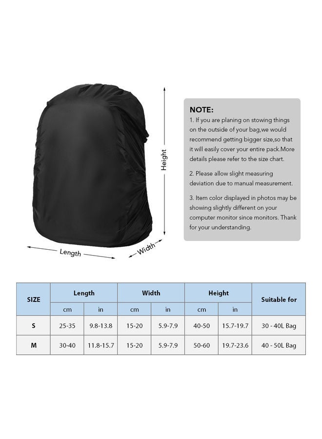 Backpack Cover Women Men Waterproof Bag 20 x 3 16cm