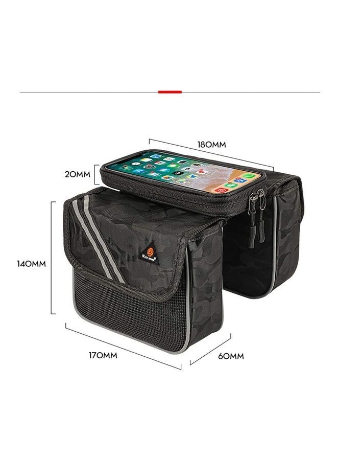 Top Front Tube Cycling Bag 17x14x6cm