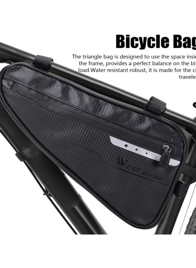 Waterproof Bike Front Tube Bag 32x20x6cm