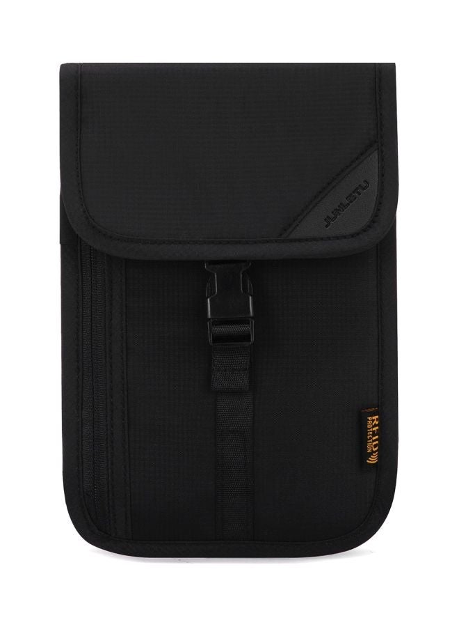 Travel Neck Pouch With RFID Blocking 22x15x1cm