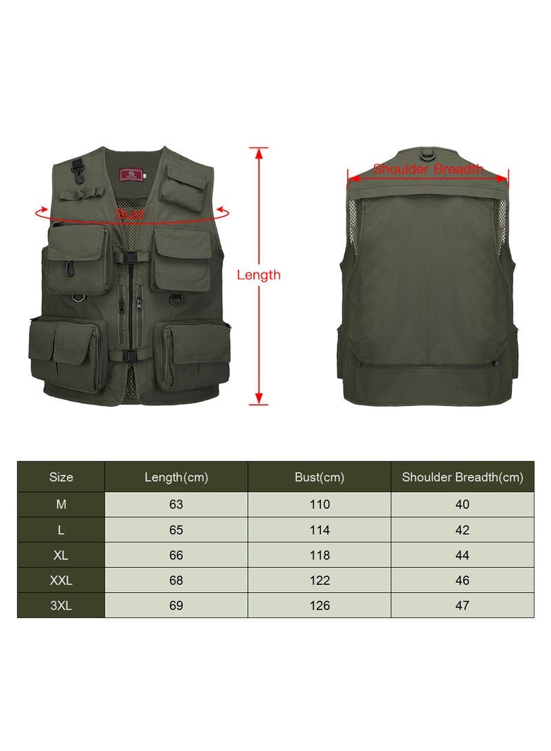 Multi Pockets Fishing Jacket 40*2*30cm