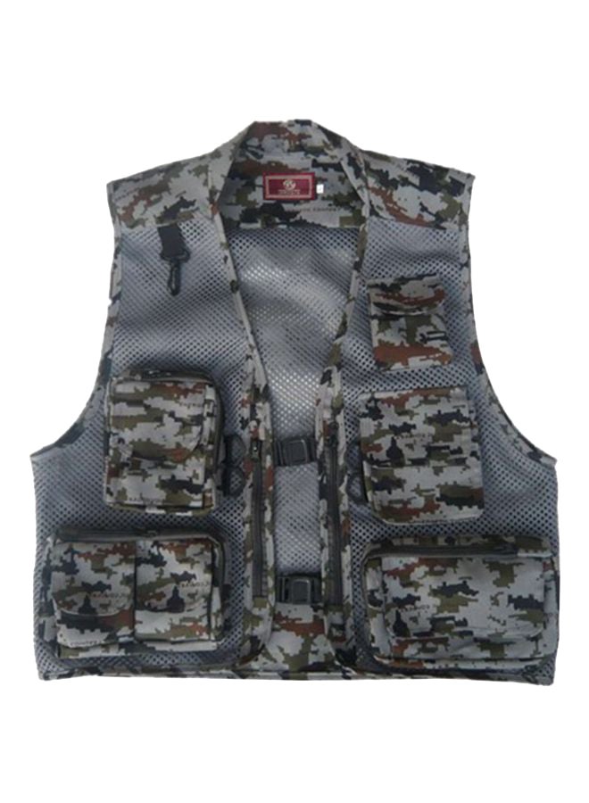 Multi Pocket Fishing Photography Vest L