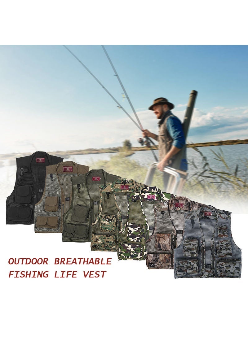 Multi Pockets Fishing Jacket 32*2*32cm