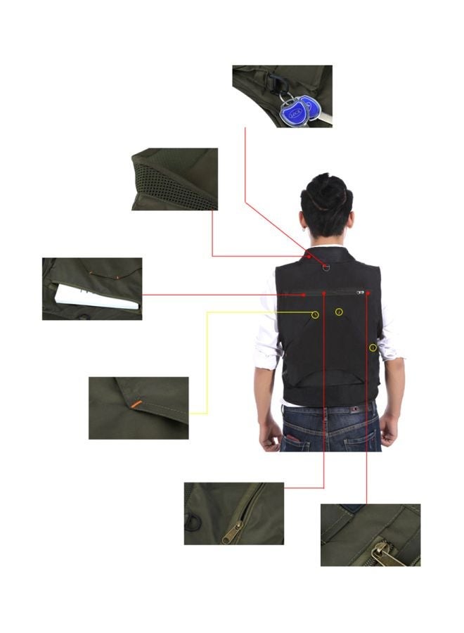 Quick Dry Fly Fishing Vest For Angler XL