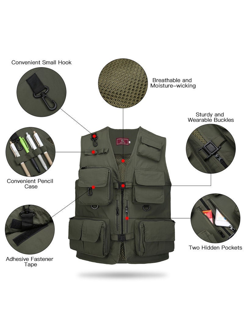 Multi Pockets Fishing Jacket 40*2*30cm