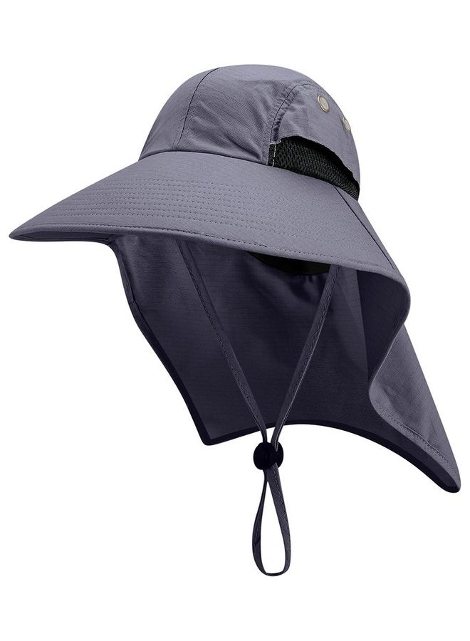 Uv Protection Fishing Hat With Neck Flap