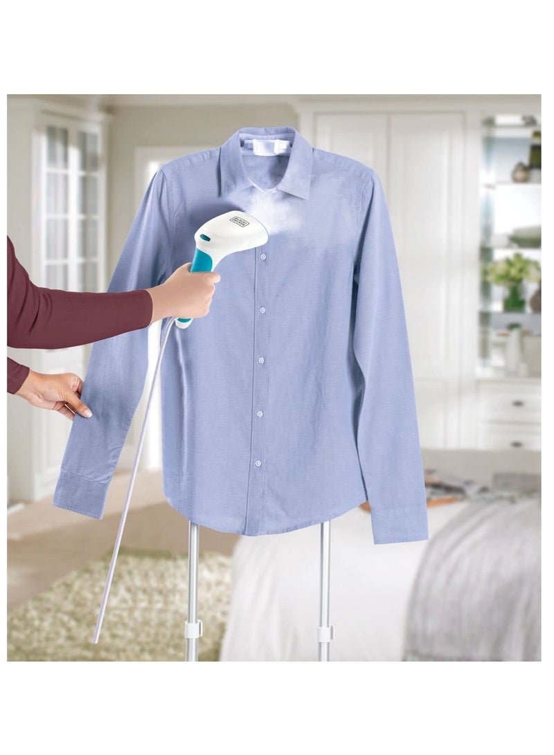 Handheld Garment Steamer, Fast Heat Up Time, Adjustable Automatic / Manual Portable Steamer, Compact Steamer for Travel and Home Use