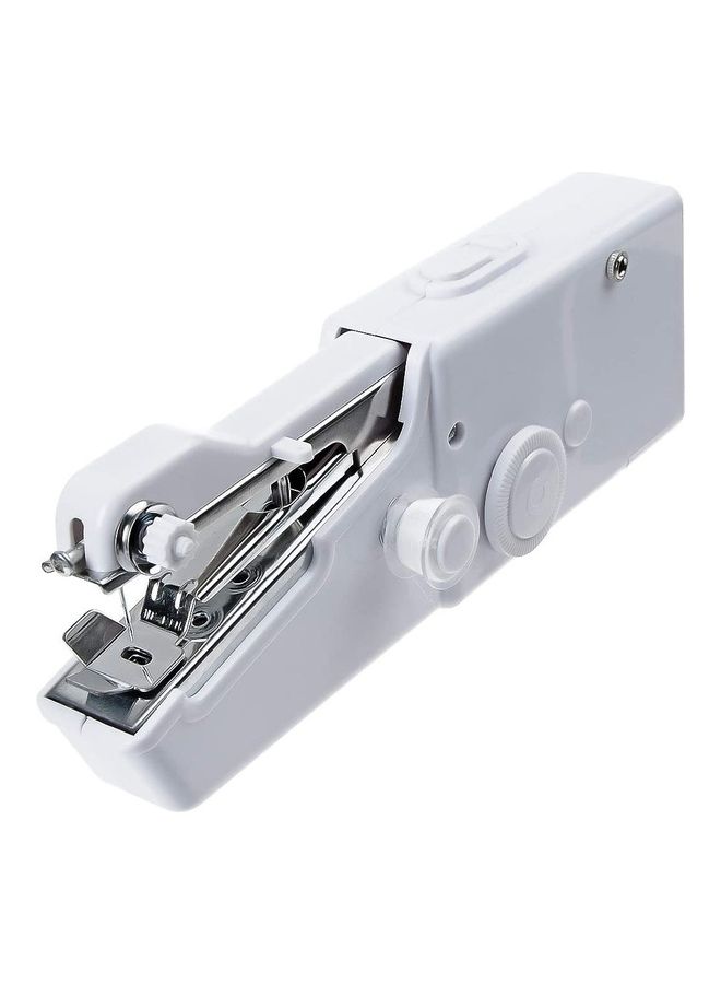 Mini Handheld Sewing Machine White 10centimeter