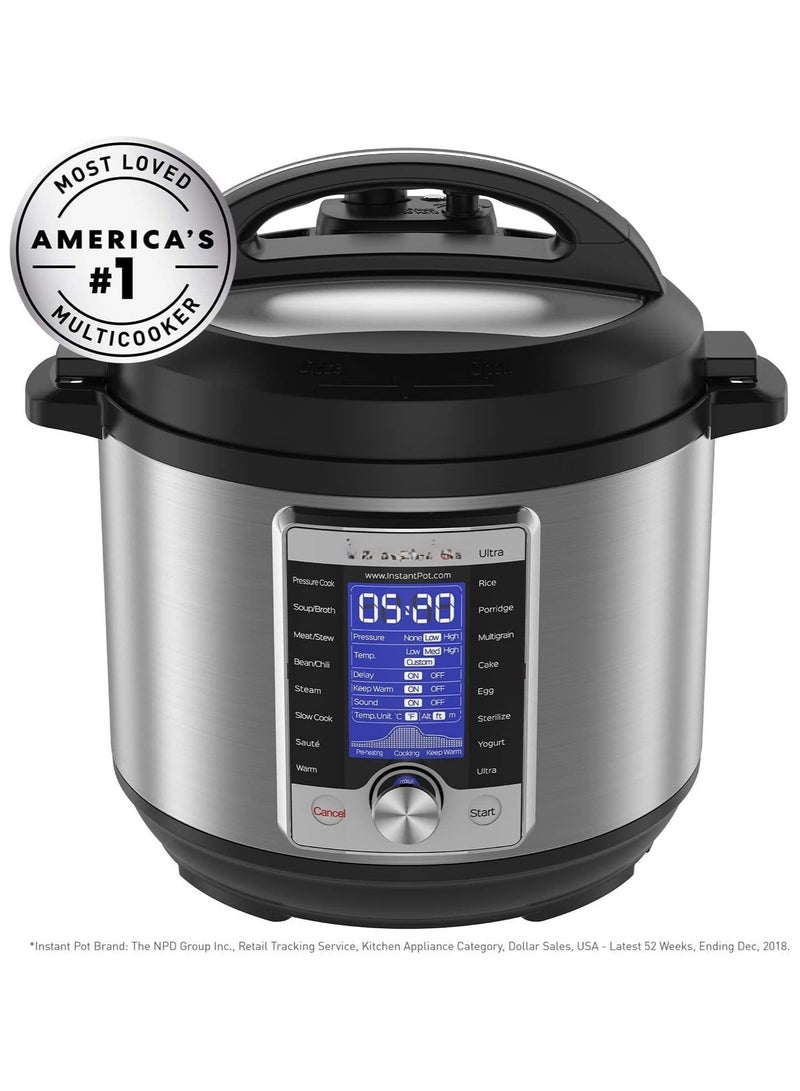 Pot Ultra 80 Ultra Multi- Use Programmable Pressure Cooker Slow Rice Cooker Yogurt Cake Maker Egg Cooker Sauté And More Stainless Steel