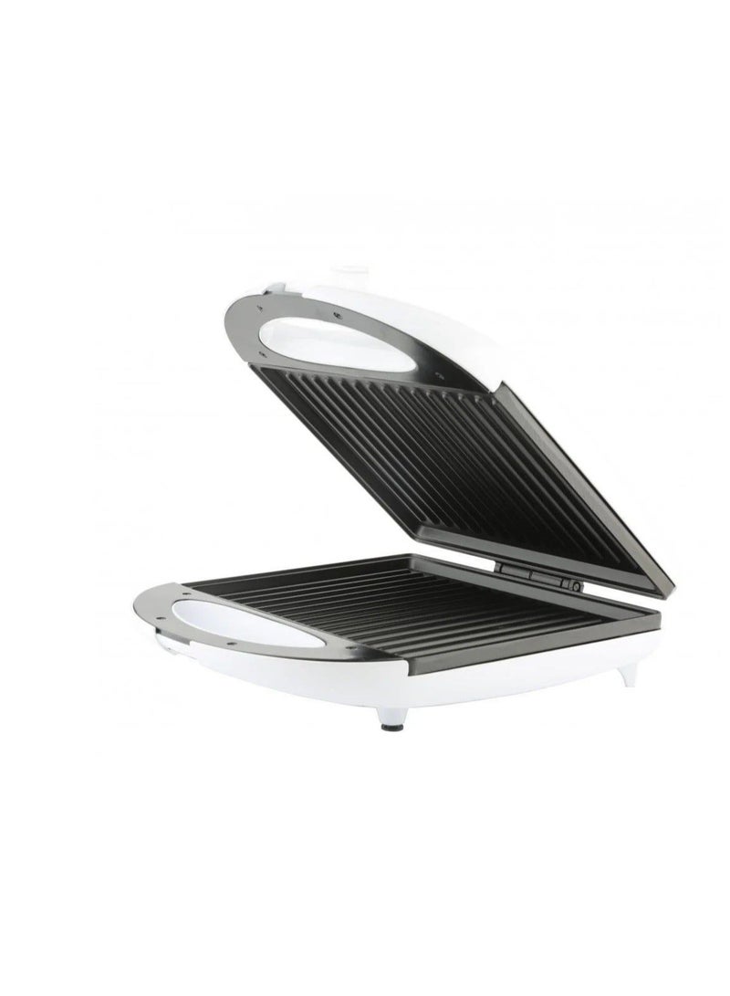 Electric sandwich maker, grill plate, medium size, stainless steel, easy clean, non stick & removable plates.