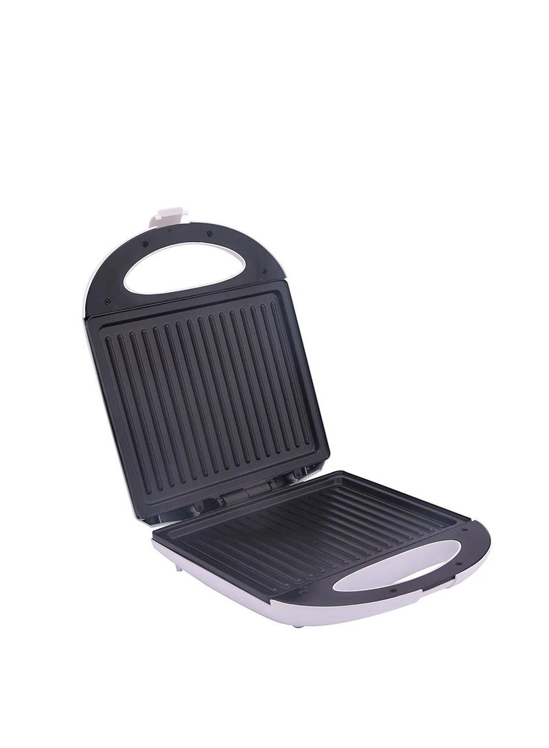 Electric sandwich maker, grill plate, medium size, stainless steel, easy clean, non stick & removable plates.